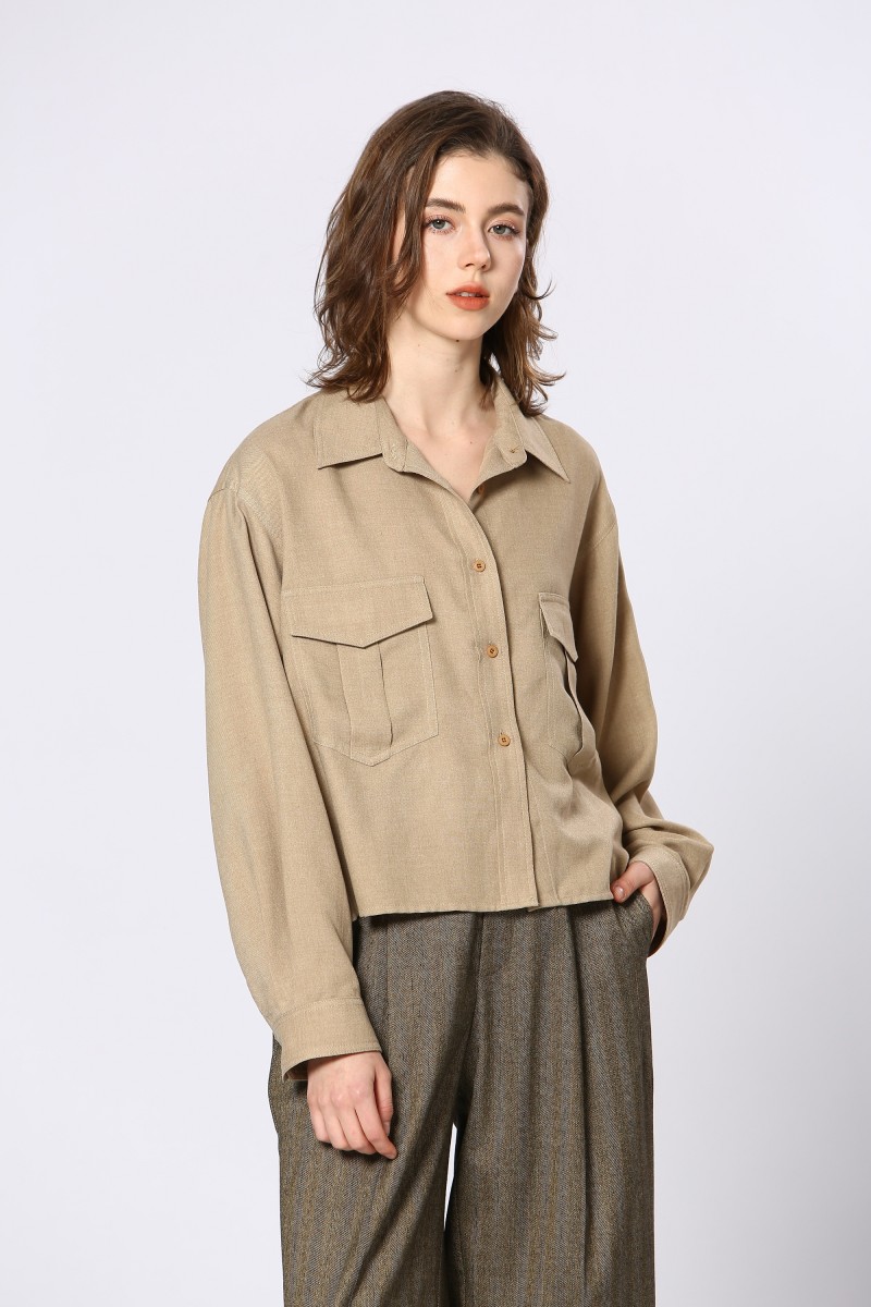 Chemisier S25211353 beige