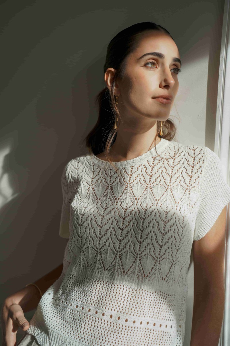 PULL S26103008 WHITE