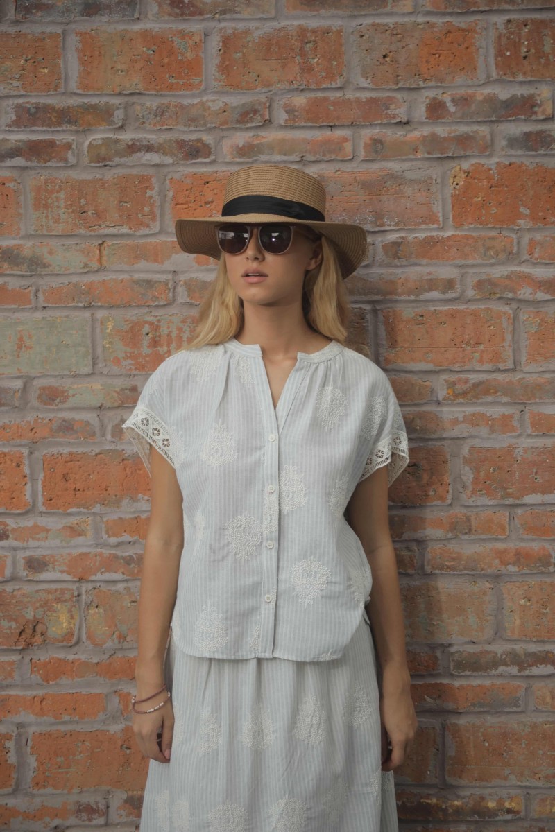 TOP S26111387 OFFWHITE