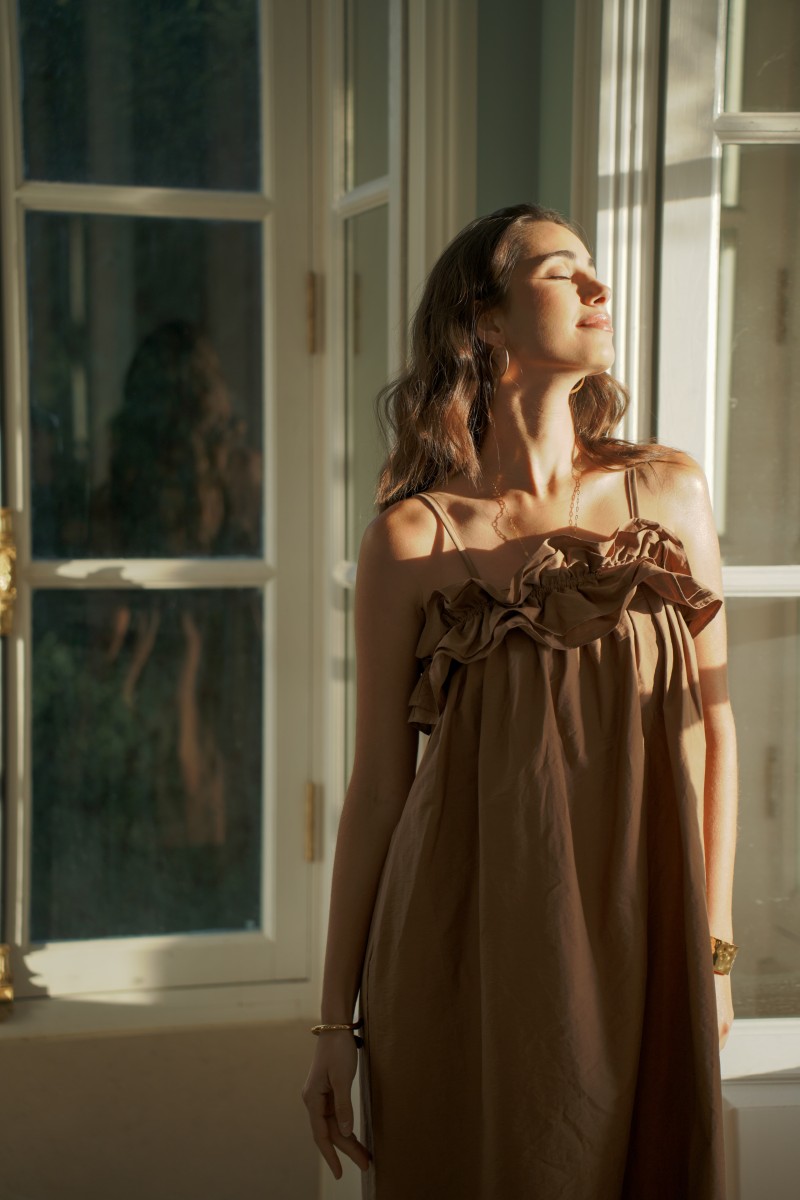 ROBE S26121148 BROWN