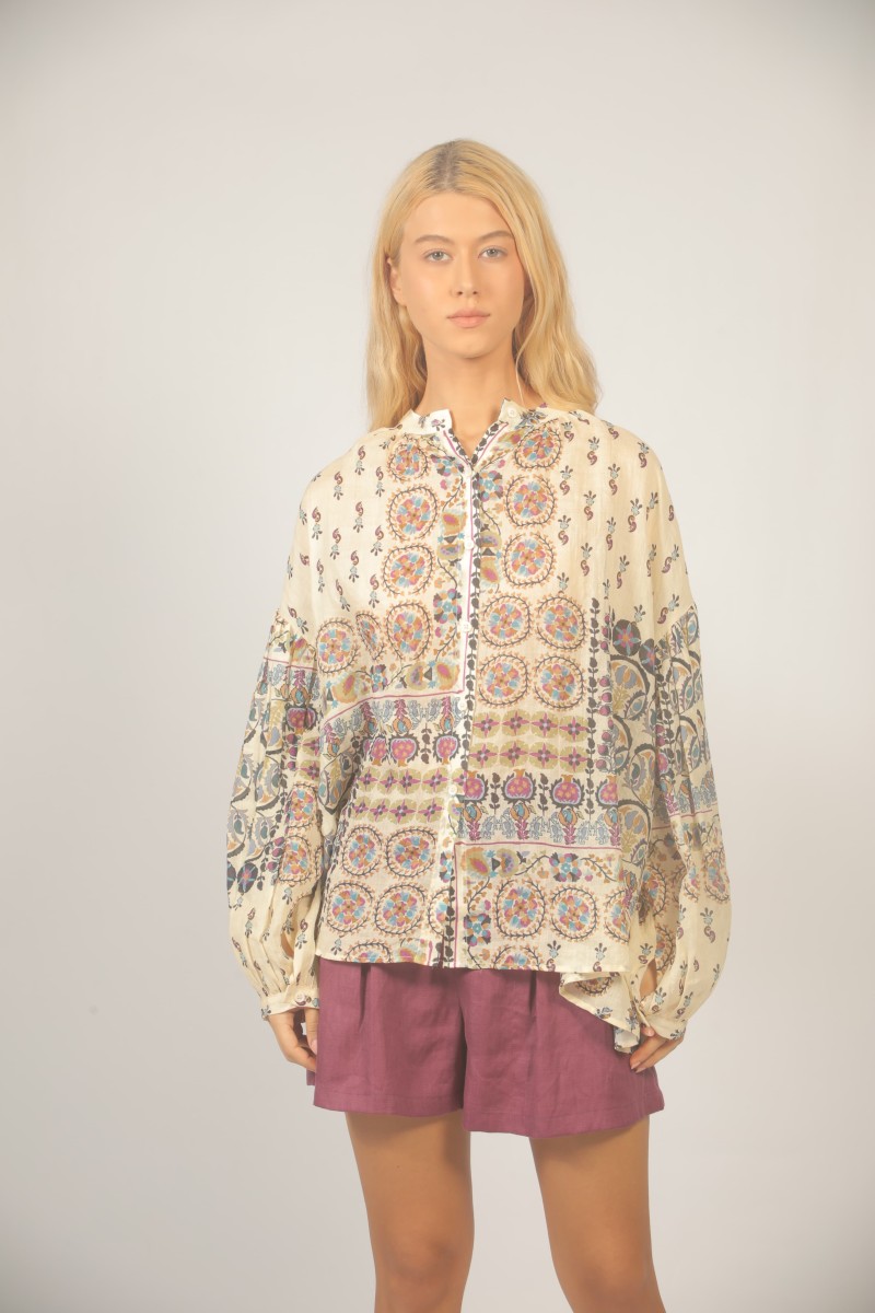 BLOUSE S26111352 OFFWHITE