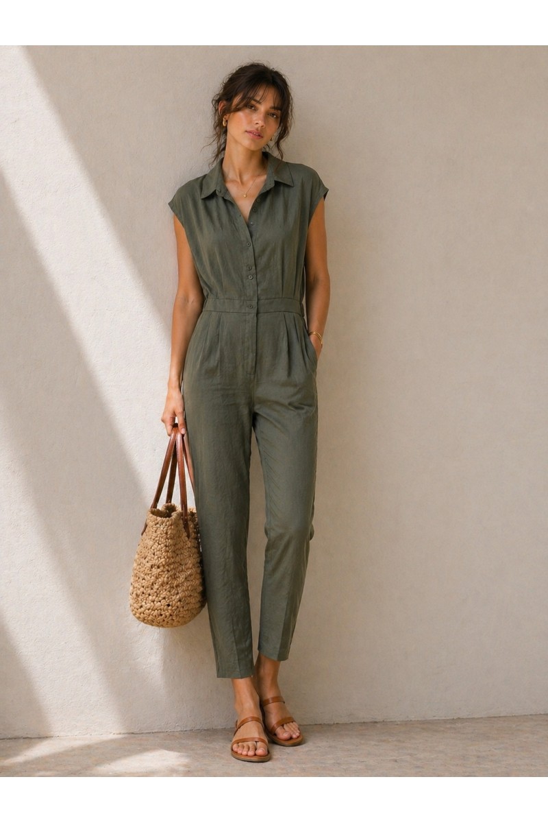 Combinasion Lin col chemise